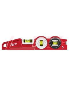 MILWAUKEE 48-22-5210 10" Die cast Torpedo Level with 360 Degree Locking Vial