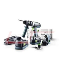 FESTOOL 574761 Cordless drill T 18+3 Li 5,2-Set USA