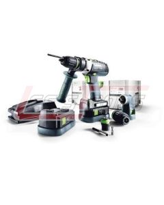 FESTOOL 574708 Cordl.ham.drill PDC 18/4 Li 5,2 Set USA