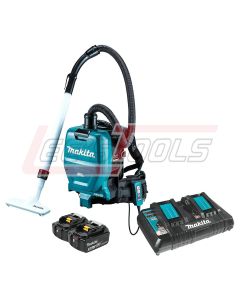 MAKITA XCV05PT 18V X2 LXT® Lithium-Ion (36V) Brushless Cordless 1/2 Gallon HEPA Filter Backpack Dry Vacuum (Tool On