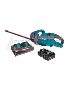 MAKITA XHU04PT 18V X2 LXT® (36V) Hedge Trimmer Ki t, dual port charger (5.0Ah)