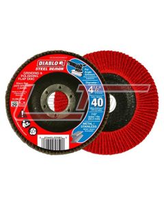 FREUD DCX045040N01F DB 4-1/2 STEELL DMN FLAP DISC 40G