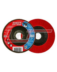 FREUD DCX045080N01F DB 4-1/2 STEELL DMN FLAP DISC 80G