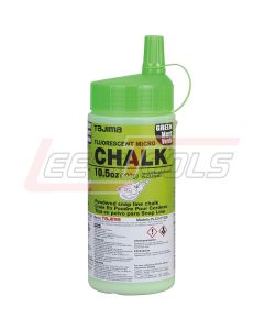 TAJIMA PLC2-FG300 Micro Chalk, ultra-fine chalk, fluorescent green, easy-fill nozzle, 300g / 10.5 oz. - Bottle