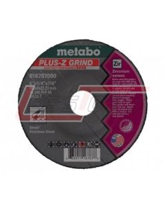 METABO 616786000 5" x 1/4" x 7/8" - ZA24T Plus-Z Grind - Stee/Stainless Steel - Type 27 Depressed Center Grinding Whe