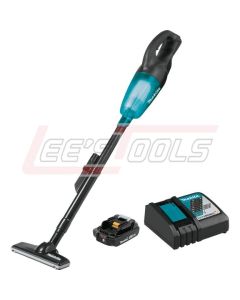 MAKITA XLC02R1B 18V LXT® Lithium-Ion Compact Cordless Vacuum Kit (2.0Ah)