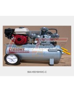 CIASONS SM-H5010HWC 5.5HP HONDA 3 Cylinder 19.2 CFM 10 Gallon Twin Tank Wheelbarrow Type 125 PSI Working Pressure