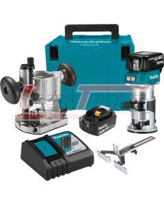 MAKITA XTR01T7 18V LXT® Lithium-Ion Brushless Cordless Compact Router Kit (5.0Ah)