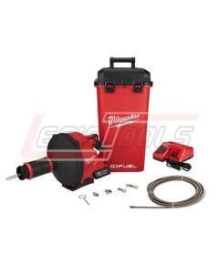 MILWAUKEE 2772B-21XC M18 FUEL™ Drain Snake w/ CABLE DRIVE™ Kit 1/4” and 3/8” Cables