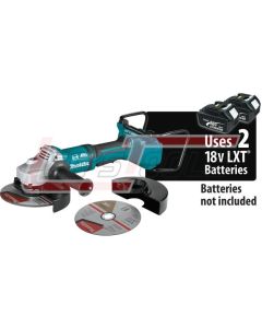 MAKITA XAG12Z1 18V X2 LXT® Lithium-Ion (36V) Brushless Cordless 7" Paddle Switch Cut-Off/Angle Grinder, with Electr