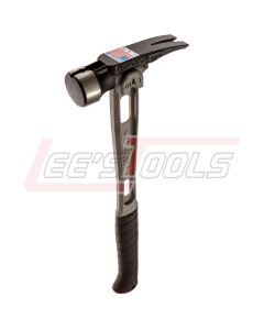 MARTINEZ TOOLS 4101 15oz Smooth Face, Titanium Handle w/ Curved Grip