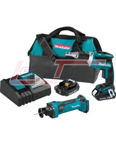 MAKITA XT255R 18V LXT® 2-Pc. Combo Kit (2.0Ah) Lithium-Ion Compact Cordless