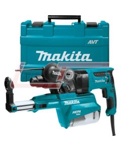 MAKITA HR2651 1" AVT Rotary Hammer w/Dust Extractor, Pistol