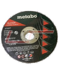 METABO 655831010 METABO 4-1/2" x .040 x 7/8" SLICER SPA60T (LIMITED EDITIOIN)