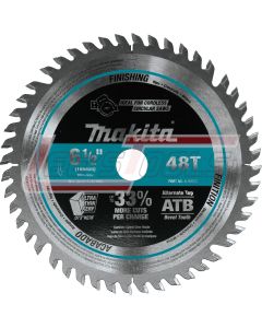 MAKITA A-99932 6-1/2" 48T Carbide-Tipped Cordless Plunge Saw Blade