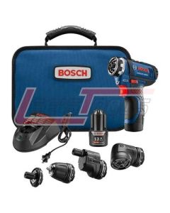 BOSCH GSR12V-140FCB22 12V FlexiClick Drill KIT
