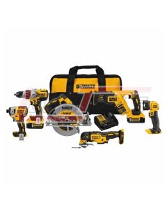DEWALT DCK694P2 20V MAX* XR® 6-TOOL COMBO KIT