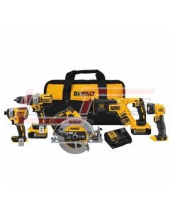 DEWALT DCK594P2 20V MAX* XR® 5-TOOL COMBO KIT