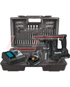 MAKITA XRH06RBX 18V LXT® Rotary Hammer Kit 11/16", SDS-PLUS bits, 65 Pc. Accessory Set (2.0 Ah) Lithium-Ion Sub-Comp