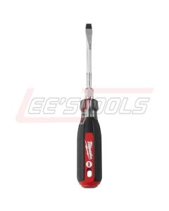 MILWAUKEE 48-22-2821 1/4" SLOTTED - 4" CUSHION GRIP SCWDRVR