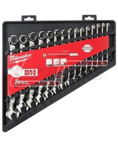 MILWAUKEE 48-22-9515 15PC COMBO WRENCH KIT  METRIC