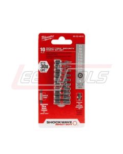 MILWAUKEE 48-32-4618 (3) 10PC 1IN INSERT TORX SEC