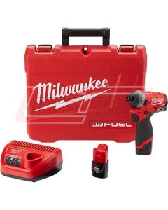 MILWAUKEE 2553-22 M12 FUEL™ 1/4" Hex Impact Driver Kit
