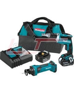MAKITA XT255T 18V LXT® Lithium-Ion Cordless 2-Pc. Combo Kit (5.0Ah)