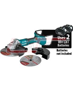 MAKITA XAG13Z1 18V X2 (36V) 9" Paddle Switch  Grinder,Tool Only with Electric Brake,Cut-Off/Angle LXT® Lithium-Ion