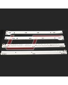 PRIDE 4000-20-1WT 20" White Euro Slide SC, WF, BM, 25 pr per Box - Set