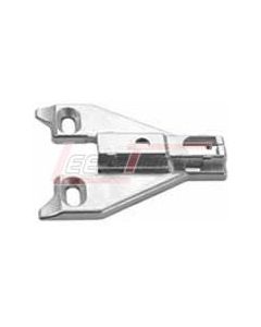 PRIDE FCL.0 Click On 0mm Face-Frame Plate = 5/8" Overlay - Ea