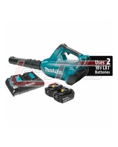 MAKITA XBU02PT 18V X2 (36V) LXT® Lithium-Ion Brushless Cordless Blower Kit, dual port charger (5.0Ah)