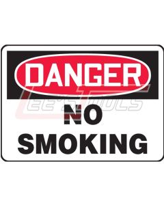 ACCUFORM ESMK133CP Contractor Preferred OSHA Danger Safety Sign: No Smoking