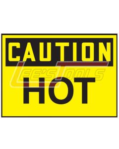ACCUFORM LCHL675VSK OSHA Caution Safety Label: Hot