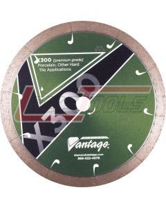 DIAMOND VANTAGE 4506APWX3 4-1/2" x .060" x 5/8 Porcelain Tile Blade (Wet), Premium Grade