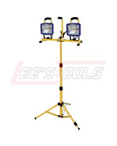 VOLTEC 08-00716 88 Watt AC Duel Head Tripod LED Work Light, 8400 Lumens