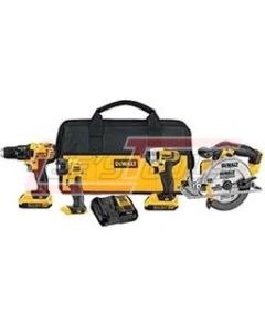 DEWALT DCK421D2 DEWALT COMPACT 4 TOOL COMBO SET