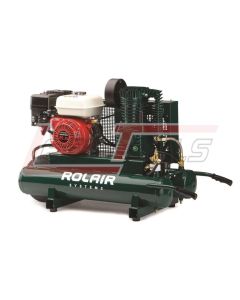 ROLAIR 6590HK18-0001 ROLAIR 6590HK18-0001 6.5 HP Honda, 13.8 CFM@90PSI, 9 Gall Twin Tank Compressor
