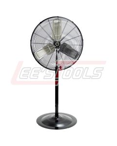 TPI CORPORATION CACU24-PO Commercial Circulator 24" Pedestal Oscillating Fan 3 Speed 24 inch 7500 CFM