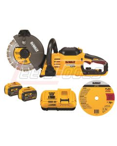 DEWALT DCS690X2 FLEXVOLT 60 V MAX* Brushless 9 in. Cut-Off Saw Kit