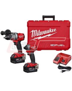MILWAUKEE 2997-22 M18 FUEL 2-Tool Hammer Drill/Impact 5Ah Combo Kit