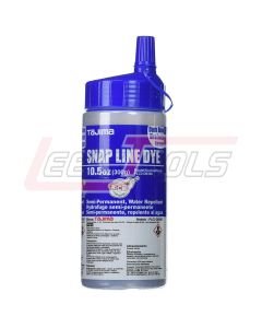 TAJIMA PLC3-DB300 Snap Line Dye, (level 4) permanent marking chalk, royal blue, easy-fill nozzle, 300g / 10.5 oz.