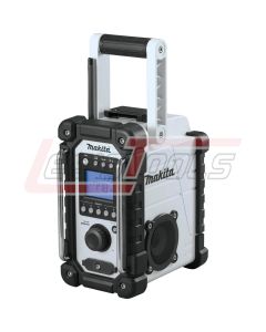 MAKITA XRM05W 18V Compact Lithium-Ion Cordless FM/AM Jobsite Radio - white (Tool only)