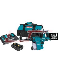 MAKITA XRH08PTW 18V X2 LXT® Lithium-Ion (36V) Brushless Cordless 1-1/8" AVT® Rotary Hammer Kit, accepts SDS-PLUS bit