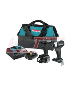 MAKITA CX202RB 18V LXT® Lithium-Ion Sub-Compact Brushless Cordless 2 Pc. Combo Kit, XPH11ZB, XDT15ZB, bag (2.0Ah)