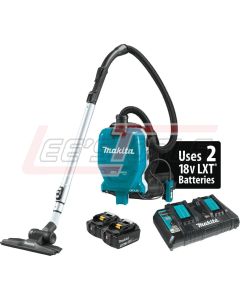 MAKITA XCV09PT 18V X2 LXT® Lithium-Ion (36V) Brushless Cordless 1/2 Gallon HEPA Filter Backpack Dry Vacuum Kit (5.0