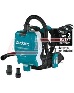MAKITA XCV10ZX 18V X2 LXT® Lithium-Ion (36V) Brushless Cordless 1/2 Gallon HEPA Filter Backpack Dry Dust Extractor,