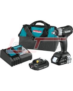 MAKITA XWT13RB 18V LXT® Lithium-Ion Sub-Compact Brushless Cordless 1/2" Sq. Drive Impact Wrench Kit (2.0Ah)