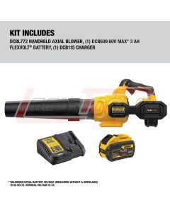 DEWALT DCBL772X1 DEWALT 60V AXIAL BLOWER