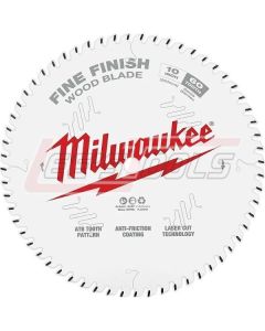 MILWAUKEE 48-40-1028 10" 60T FINE FINISH SAW BLADE